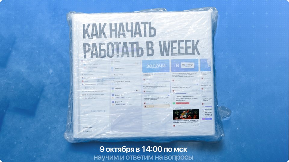Презентация сервиса WEEEK